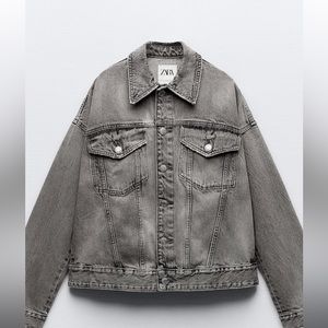 Zara Gray Jean Jacket